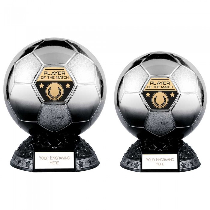 ELITE FOOTBALL RESIN - INDIVIDUAL PLAYER AWARDS - 8 INSERT OPTIONS  - 2 SIZES 18.5CM AND 20CM 